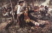 Frederick Coffay Yohn General Herkimer Directing the Battle of Oriskany Germany oil painting artist